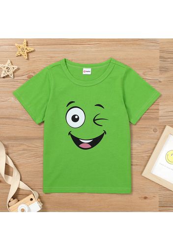 Stylish Kid Boy/Girl Facial Design T-shirt