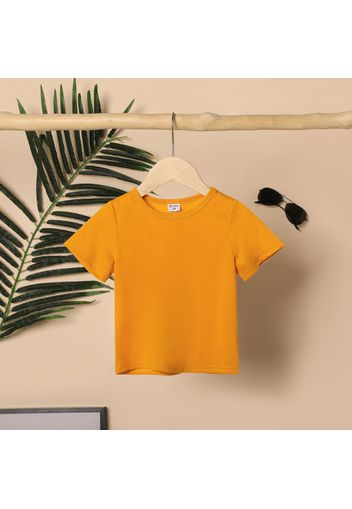 Toddler Boy Casual Solid Color Short-sleeve Tee