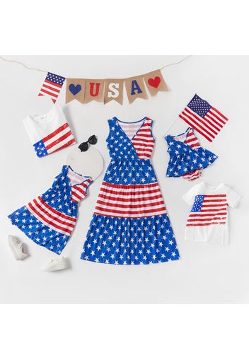 Mosaic Independence Day Stripe and Star Family Matching Sets