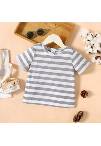 Toddler Boy Casual Stripe Short-sleeve Tee