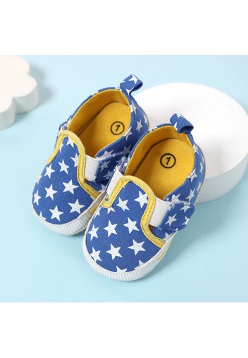 Baby / Toddler Stars Print Soft Sole Velcro Prewalker Shoes