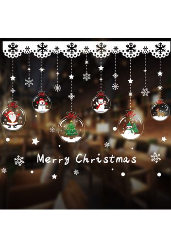 Christmas Window Clings Christmas Window Decorations Merry Christmas Window Sticker for Glass Window