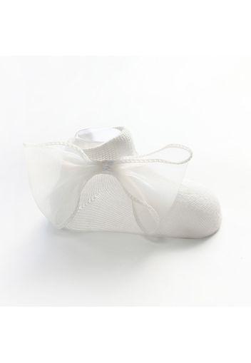 Baby / Toddler Solid Tulle Bowknot Decor Socks