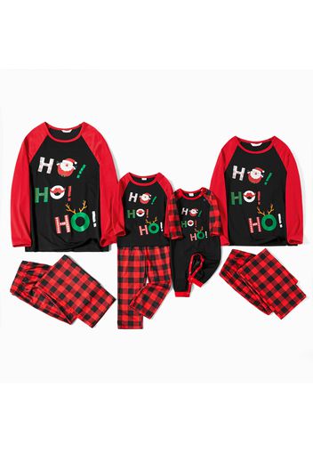 PatPat Plaid Bear Family Matching Pajamas Sets(Flame Resistant) 