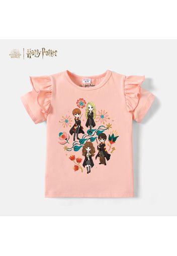 Harry Potter Toddler Girl Graphic Ruffle Cotton Tee