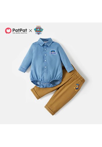 PAW Patrol 2-piece Little Boy Denim Boysuit and Graphic Pants Sets