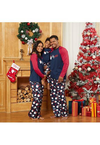 Christmas Santa ' HO HO ' Family Matching Pajamas Sets (Flame Resistant)