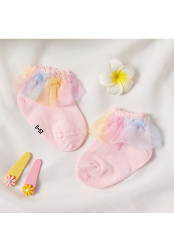 Baby / Toddler / Kid Mesh Flounced Socks