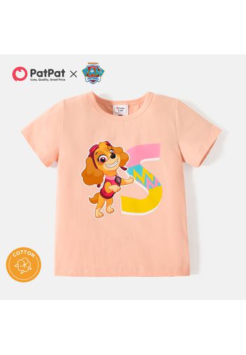 PAW Patrol Toddler Boy Letter Print Short-sleeve Cotton Tee