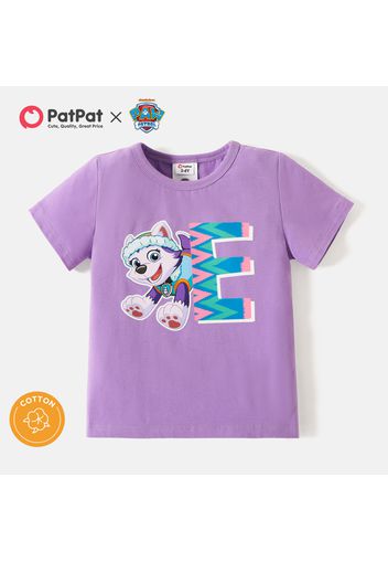 PAW Patrol Toddler Boy Letter Print Short-sleeve Cotton Tee