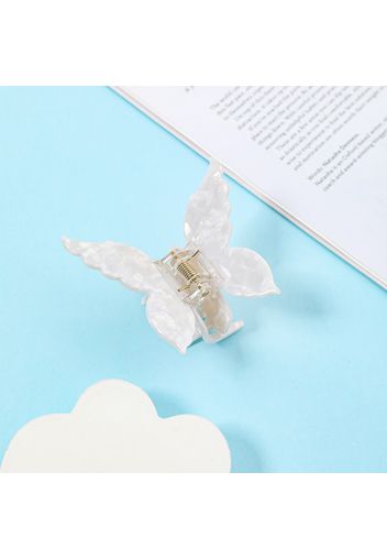 Marble Butterfly Hair Claw for Girls