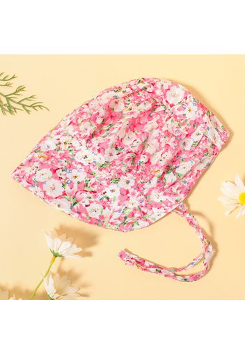 Baby / Toddler Allover Ditsy Floral Print Bonnet Hat