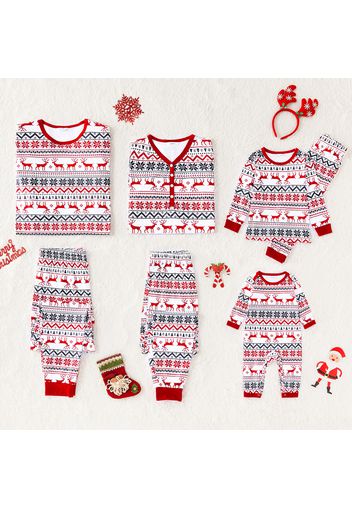 PATPAT Family Matching Christmas Pajamas Tree Snowflake and