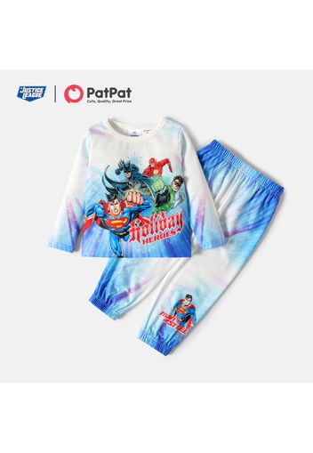 Justice League 2-piece Toddler Boy/Girl Super Heroes Top and Pants Set