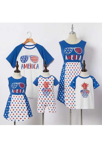 Mosaic Independence Day Star Print Family Matching Sets