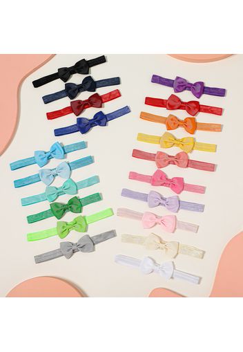 20-pack Multicolor Bowknot Headband for Girls