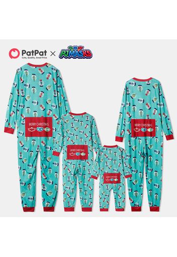 PJ Masks Family Matching Allover Zip-up Pajamas Onesies