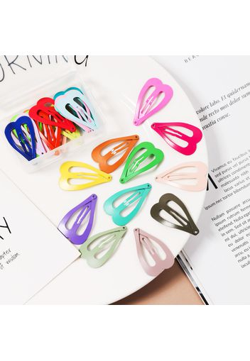 25-pack Boxed Metal Hair Clips for Girls
