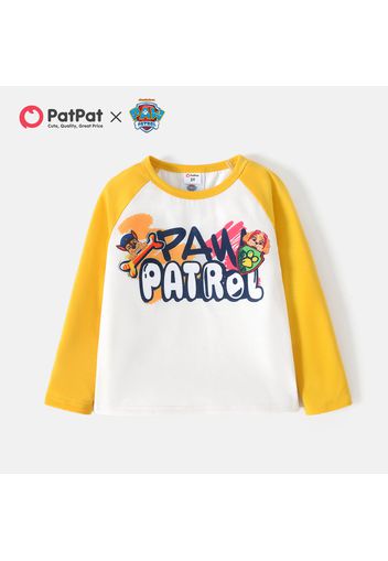 PAW Patrol Toddler Boy/Girl Letter Print Long Raglan Sleeve Tee