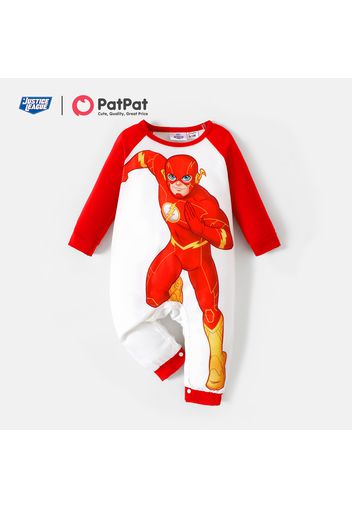 Justice League Baby Boy/Girl Super Heroes Colorblock Cotton Jumpsuit