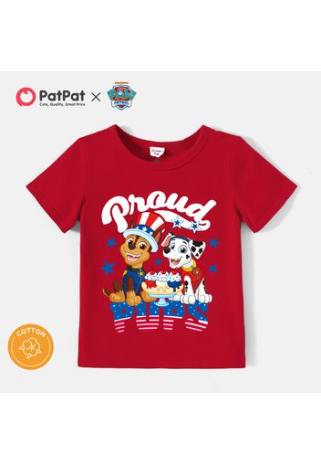PAW Patrol Toddler Boy/Girl Brave and Free 4th of July Cotton Tee