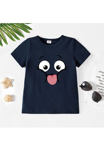 Toddler Graphic Smiley Print Short-sleeve Tee