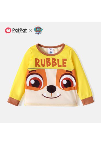 PAW Patrol Toddler Girl/Boy Pup Face Colorblock Long-sleeve Tee