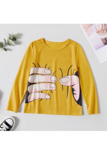 Kid Boy Finger Print (Multi Color Available) Casual Long-sleeve Top