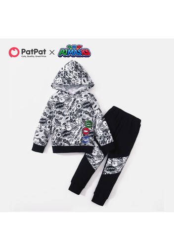 PJ Masks Toddlers Boy 2-piece  Black White Top And Pants