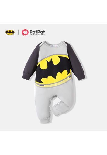 Justice League Baby Boy/Girl Long-sleeve Graphic Jumpsuit