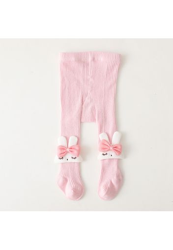 Baby / Toddler / Kid Cartoon Rabbit Decor Solid Color Pantyhose Tights