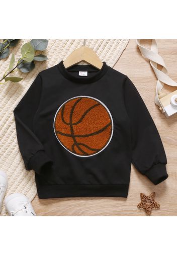 Toddler Boy Soccer/Basket Embroidered Pullover Sweatshirt