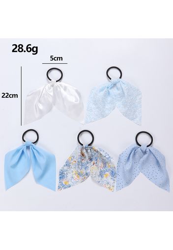 5-pack Scarf Hair Tie for Girls