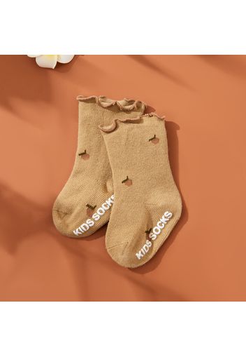 Baby / Toddler Flounced Floral Middle Socks