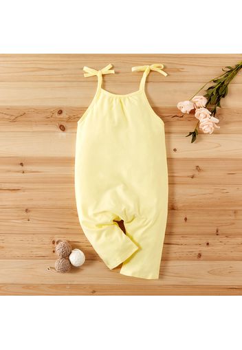 Baby / Toddler Girl Solid Halter Onesies