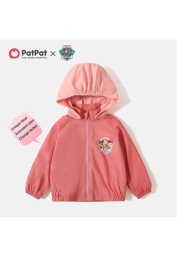 PAW Patrol Toddler GIrl Unique Heat Activated Color Change Zip-up Jacket