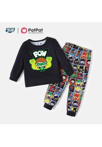 Justice League 2-piece Toddler Boy/Girl Super Hero Top and Pants Set