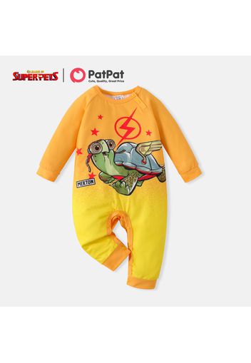 Super Pets Baby Boy/Girl Long-sleeve Graphic Jumpsuit