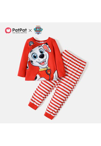 PAW Patrol 2pcs Toddler Girl Long-sleeve Tee and Polka dots/Stripe Pants Set