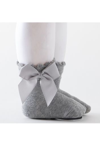 Baby / Toddler/ Kid Bowknot Decor Solid Color Socks