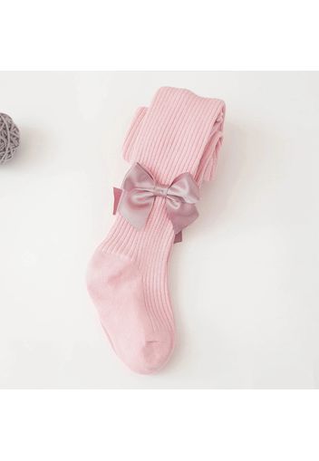 Baby / Toddler Bowknot Solid Tights