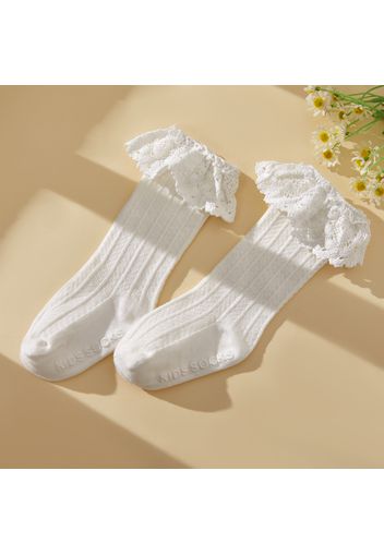 Baby / Toddler Solid Ruffle Decor Stockings