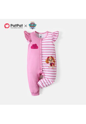 PAW Patrol Little Boy/Girl Graphic Striped Short-sleeve Jumpsuit