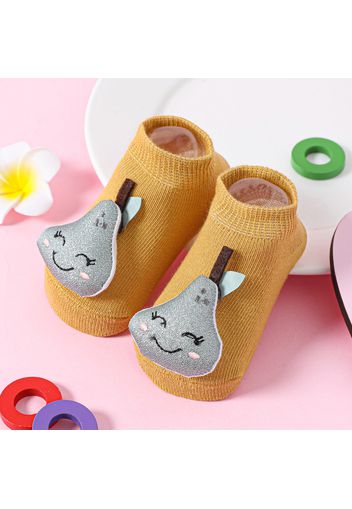 Baby / Toddler Cartoon Three-dimensional Fruit Non-slip Glue Floor Socks