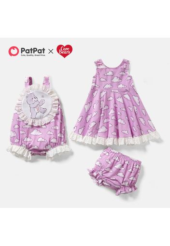 Care Bears Share Bear Cloud Cotton Sibling Twirl Dress and Romper