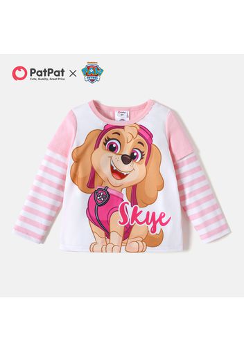 PAW Patrol Toddler Girl/Boy Striped Long-sleeve Cotton Tee