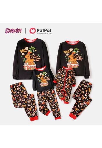 SCOOBY-DOO Family Matching Christmas Top and Allover Pants Pajamas Sets