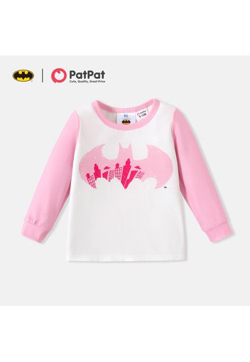 Batman Baby Boy/Girl Spliced Long-sleeve Graphic T-shirt