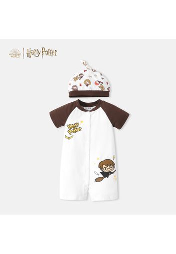 Harry Potter Baby Boy/Girl Graphic Short-sleeve Romper Set