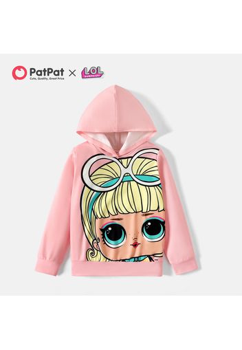 L.O.L. SURPRISE! Kid Girl Cartoon Print Hooded Sweatshirt